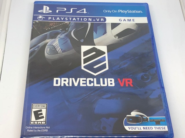 DriveClub VR (Sony PlayStation 4, 2016) PS 4 Virtual Reality Racing