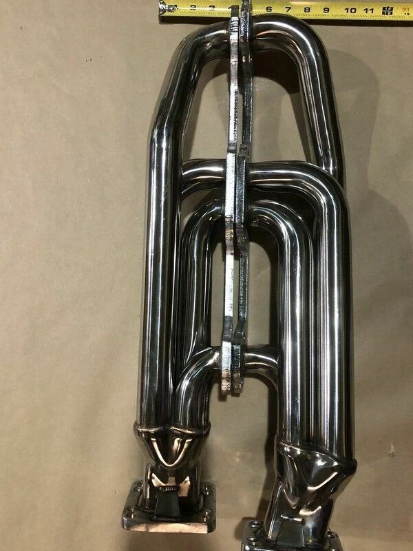 FOR DODGE MOPAR Twin Turbo Manifolds Headers T3T4 318 340 360 5.2L 5.9L MAGNUM - Image 3 of 4