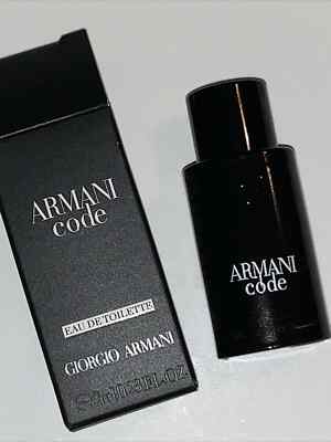NEW ARMANI CODE EDT EAU DE TOILETTE by GIORGIO ARMANI 0.23 fl.oz 7ml MINI SPLASH