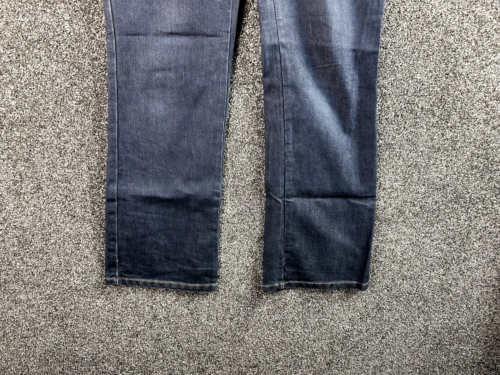 Women Jeans Size 10 Hobbs Blue Denim Straight Regular Cotton Blend Button - Picture 8 of 19