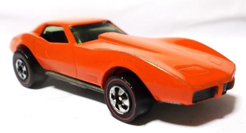 1975 HotWheels Redline Mattel Flying Colors Custom Done Corvette Stingray Orange - Picture 4 of 13