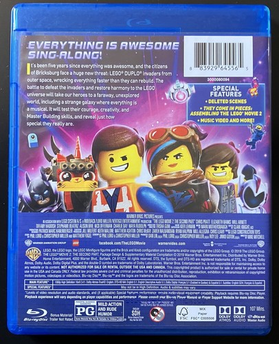 The Lego Movie 2: The Second Part (Blu-ray, 2019) - Picture 2 of 3