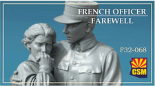 COPPER STATE MODELS CSM F32-068 WWI FRENCH OFFICER FAREWELL 2 FIGURES 