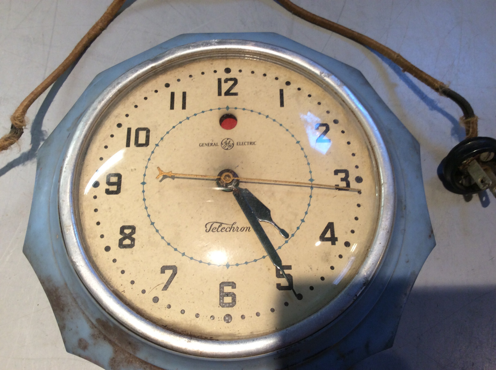 Vintage GE Telechron Kitchen Clock Model AB454 "Hostess" eBay