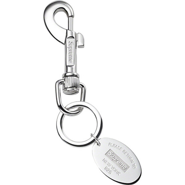 小物 Supreme/Tiffany & Co.OvalTagKeyring FW21 Supreme Tiffany & Co Return to Tiffany oval tag keyring - FW21