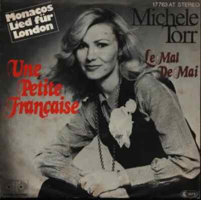 Michele Torr Une petite francaise + Le Mal de mai Vinyl Single 7inch NEAR MINT