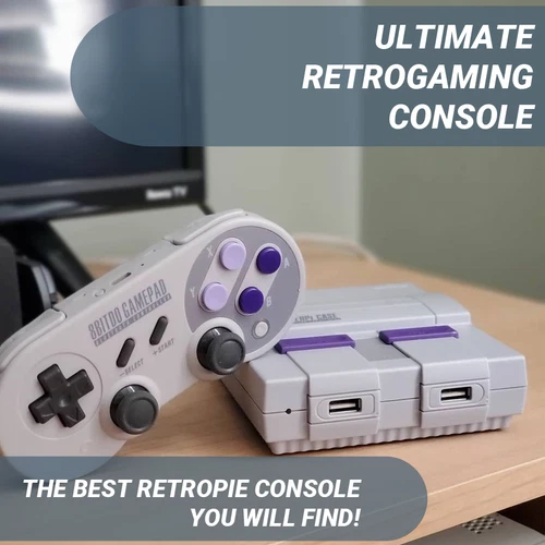 Raspberry Pi 3B v1.2 w/ Retroflag SUPERPI CASE SNES CASE 2 SNES game controllers