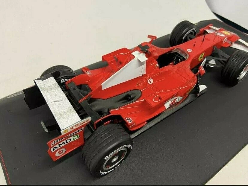 MICHAEL SCHUMACHER 248 F1 MONZA 2006 90 WINS - HOTWHEELS RACING 1/18 - Immagine 3 di 4