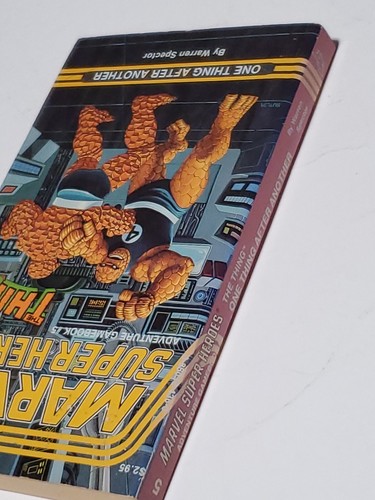 Marvel Super Heroes Adventure Gamebook 5 Thing One Thing After Another, 1987 1. - Bild 5 von 19