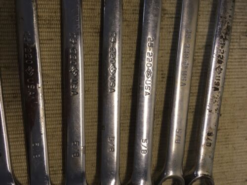 ARMSTRONG 25-220 5/8" 12-POINT COMBO WRENCH LOT (7 PIECE LOT) - Picture 6 of 6