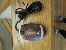 LOGITECH Football Mouse Optical USB Wired M-UV55A Tested Works NFL