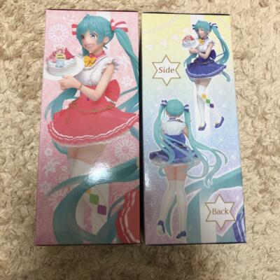 Hatsune Miku Birthday 2019 Ver.Red&Blue 2set Figure TAITO