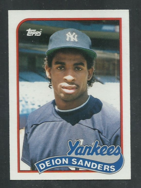 DEION SANDERS ROOKIE 1989 TOPPS TRADED  NM-MT #110T JS