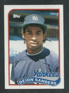 DEION SANDERS ROOKIE 1989 TOPPS TRADED  NM-MT #110T JS