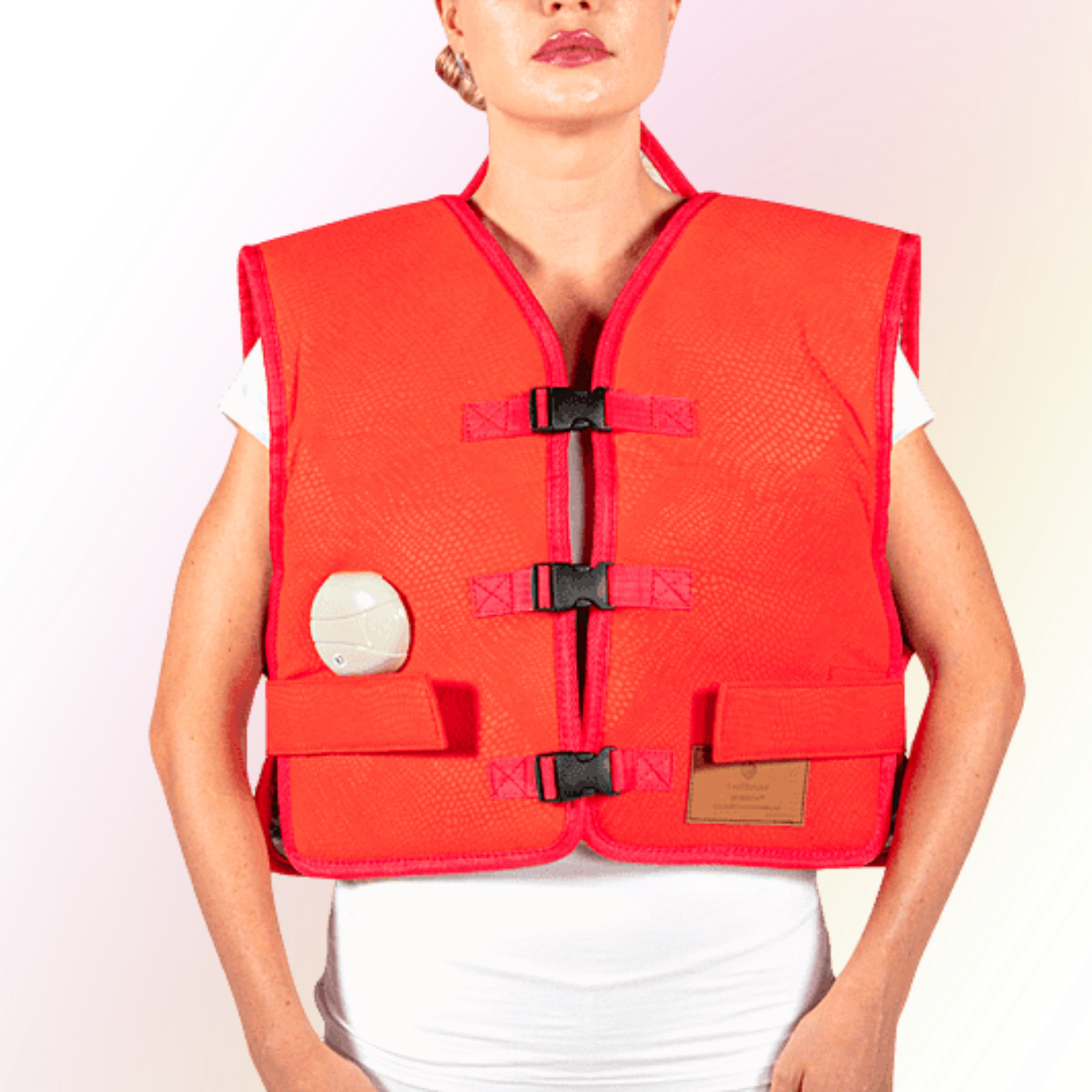 HealthyLine Heating Vest with Infrared PEMF Hot Gemstone Therapy for Pain Relief