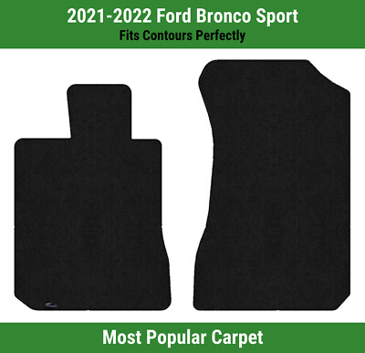 Lloyd Ultimat Front Row Carpet Mats for 2021-2022 Ford Bronco Sport 