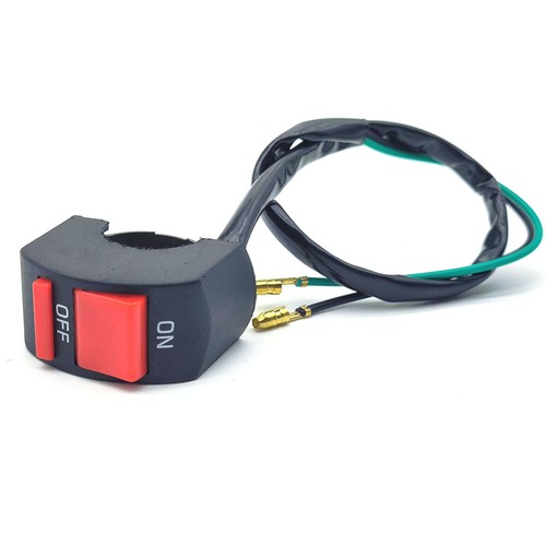 For Universal Motorcycle Dirt Bike ATV Handlebar ON OFF Stop Kill Switch Button - Picture 7 of 14