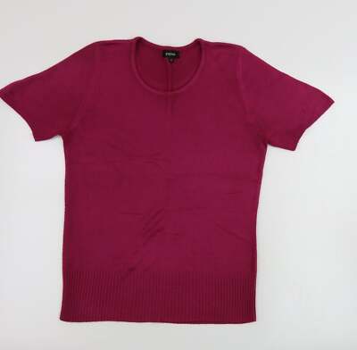 Matalan Damen lila Rundhalsausschnitt Acrylmischung Pullover Größe 12