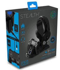 STEALTH SP-C160 PS4 Gaming Station - Gaming Headset, Headset Stand, Storage Base
