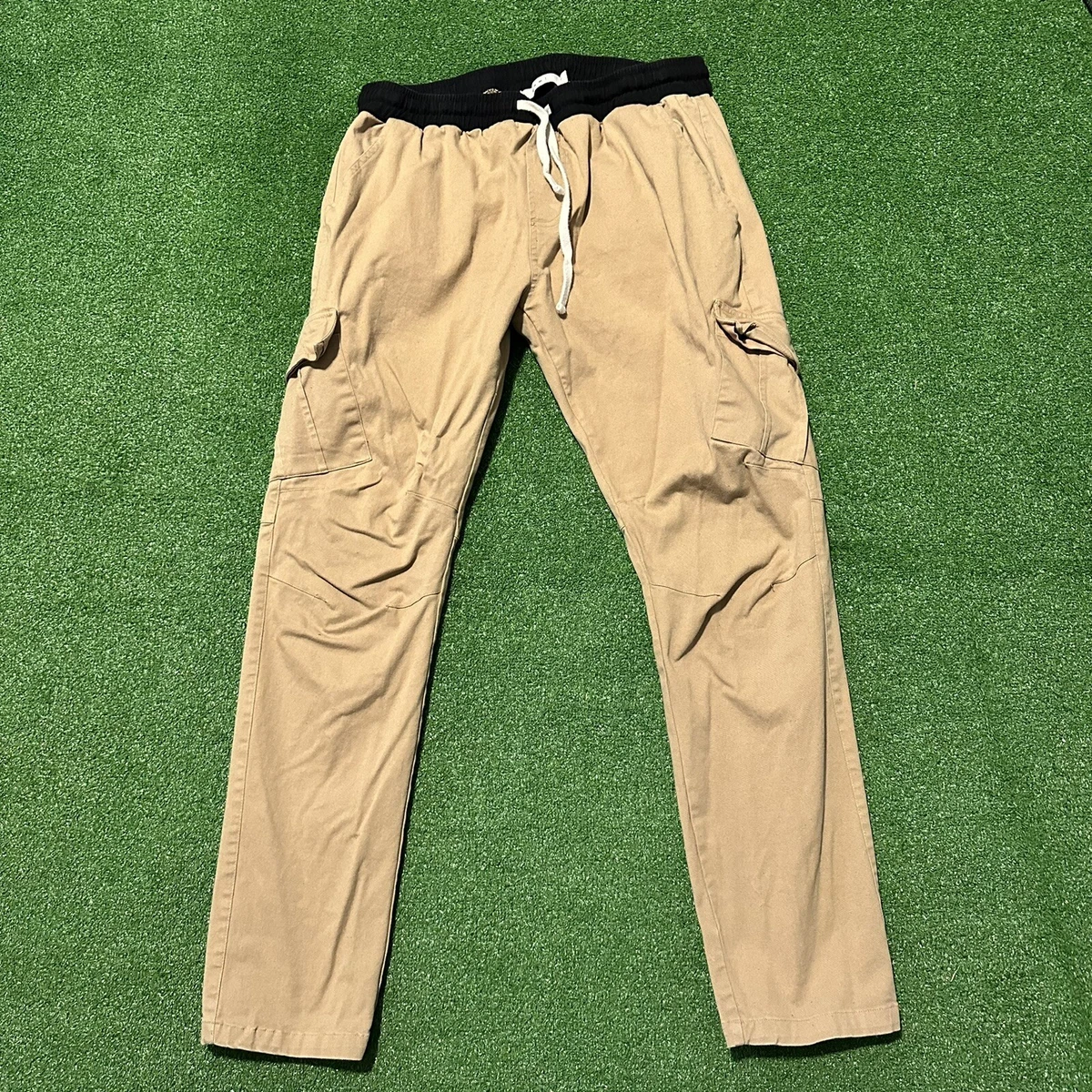 Mnml cargo drawcord II pants khaki size XL