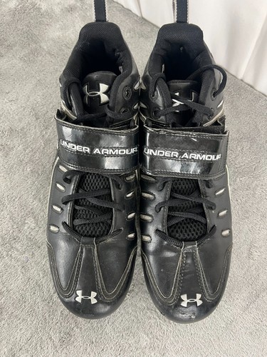Under Armour Cleats Mens Size 11.5 Crusher Mid Football Soccer Rugby - Picture 10 of 11
