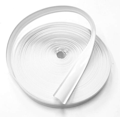 Vinyl 7/8" Insert Molding Trim Screw Cover RV Camper Travel 35 Ft White