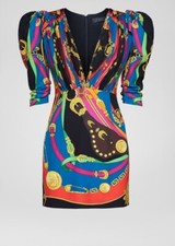 NWT Versace Barocco  Rodeo Print Mini Dress Size 38 IT/ 2 US $2450