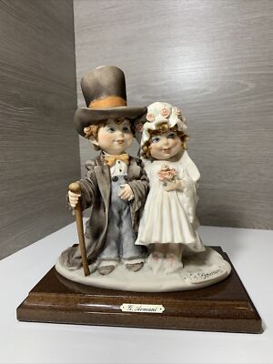 1982 G Armani Capodimonte  A Couple s Wedding  Bride Groom - Gulliver's World