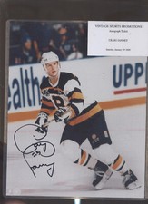 CRAIG JANNEY  Boston Bruins Signed 8 x 10 