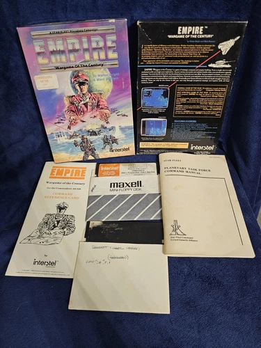 Empire: Wargame of the Century Commodore 64/128 5 1/4" & 3 1/2" Disks With Saves