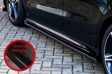 CUP Seitenschweller Wing vorne ABS für MB CLA X118 C118 AMG-Line Schwarz Glanz