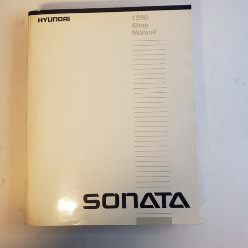 1990 Hyundai Sonata OEM Shop / Service Manual Repair Factory USED  - Bild 1 von 5