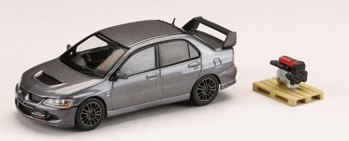 Mitsubishi Lancer Evolution 8 MR GSR JDM Custom1/64 Gray Mica Hobby Japan - Picture 2 of 4