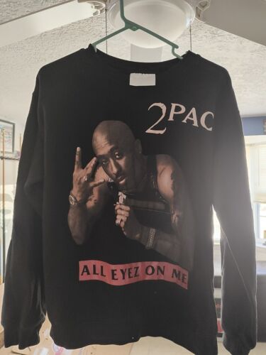 Vintage 2Pac All Eyez On Me Crewneck Sweatshirt Si