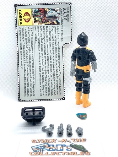 GI Joe ARAH V1 1986 Cobra B.A.T.S. Completo con tarjeta de archivo, alta calidad/estado casi nuevo - Imagen 4 de 5