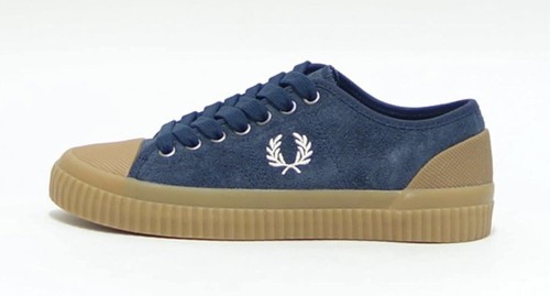 Fred Perry Hughes Low Textured Suede Men's Sneakers Shoes UK 11 EU 46