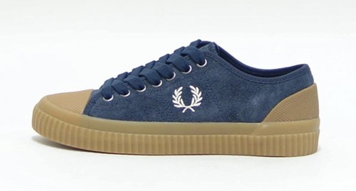 Zapatos para hombre Fred Perry Hughes de gamuza de baja textura Reino Unido 11 EU 46 - Imagen 1 de 12