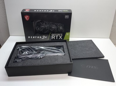 MSI GEFORCE RTX 3060 Ventus 3X 12GB GDDR6 OC Edition Graphics Card, Nice