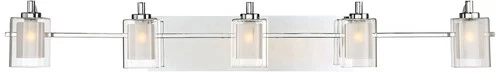 Quoizel Kolt 42" Wide Polished Chrome LED Bath Light - Picture 2 of 3