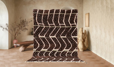 Moroccan Berber Beni Ourain Wool Rug Color As Photos Design Luxury Carpet Rug