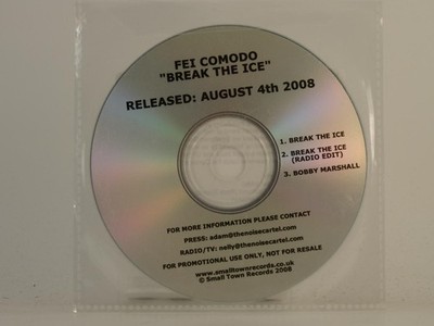 FEI COMODO BREAK THE ICE (H1) 3 Track Promo CD Single including Plastic Sleeve S