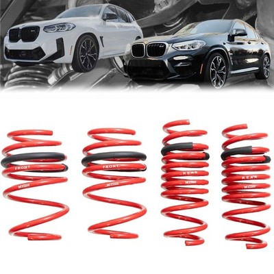 Megan 4PCs Red Euro Coil Lowering Springs Kit For 19+ X3 M (F97) / X4 M (F98)