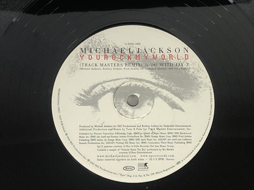 You Rock My World by MICHAEL JACKSON Maxi 12" Single LP Epic 2001 w/ Jay Z - Picture 5 of 8