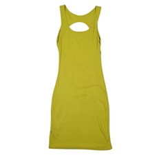UNBRANDED Green Sleeveless Midi Pencil Dress Bodycon Viscose Womens M
