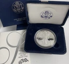 2007-W Silver American Eagle proof  1 oz .999 fine silver  (w/Box & CoA)
