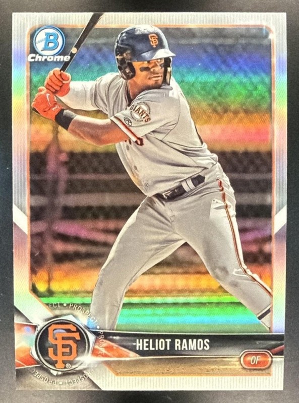 2018 Bowman Baseball Draft Heliot Ramos Chrome Refractors #BDC-133