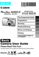 Canon POWERSHOT SD850 IS IXUS 950 DIGITAL Camera User Owner Instruction Manual