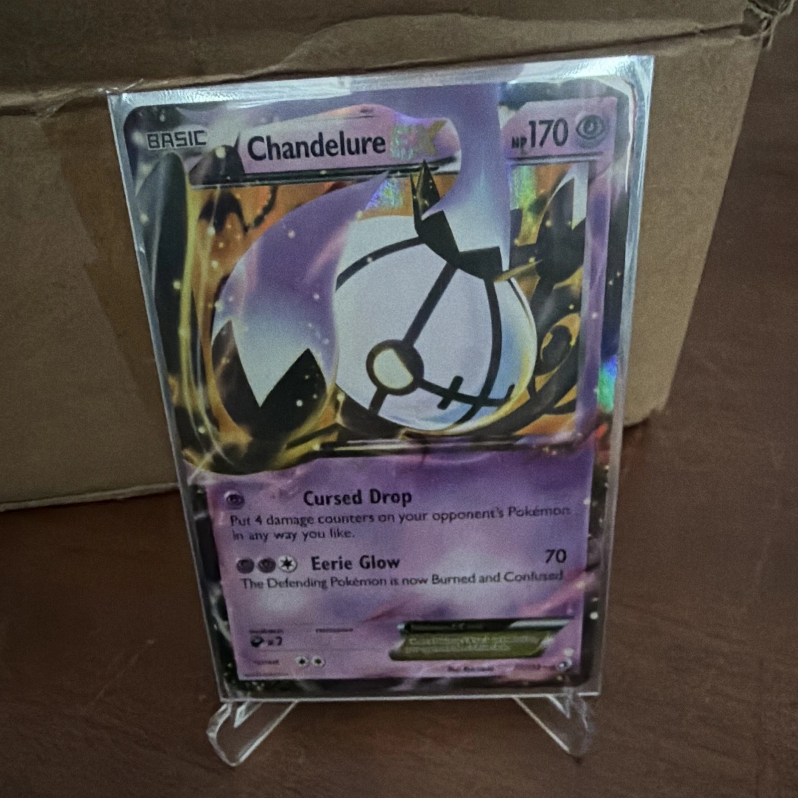 The Pokémon Company Pokémon TCG Chandelure EX 77/113 Legendary Treasures Holo