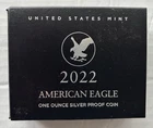 2022 W $1 American Silver Eagle, UNCIRCULATED, From US MINT With OGP & COA 🔥