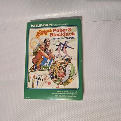 Las Vegas Poker and Blackjack (Intellivision, 1979) W Instructions And Inserts